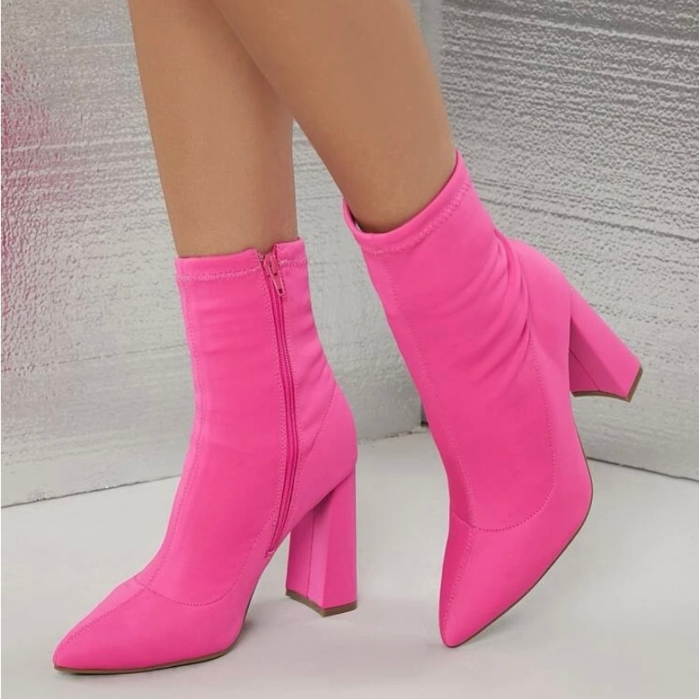 New hot pink bootie